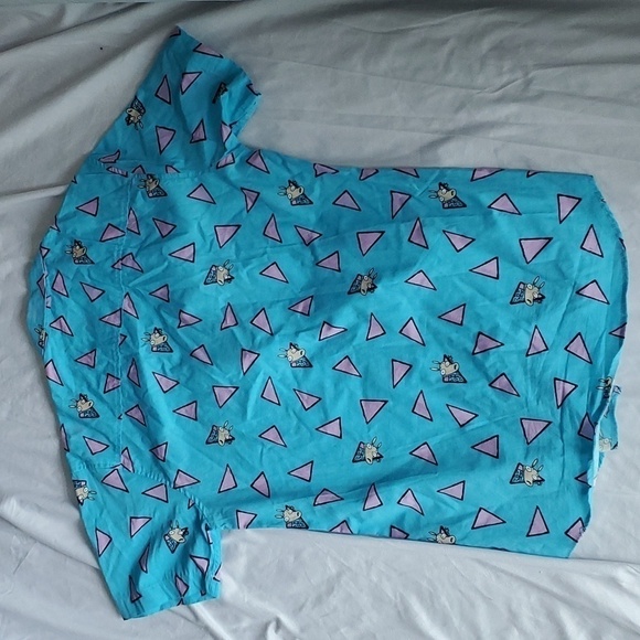 Rocko's Modern Life Men's Button Up Dress Shirt - Picture 7 of 8